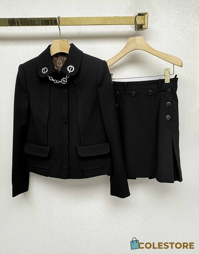 Colestore Louis Vuittn Set Skrirt Black  - 1