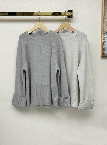 Colestore Chanel Wool Sweater Grey 