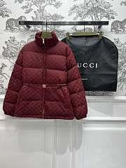 Colestore Gucci Puffed Coat Red CC Logo  - 1