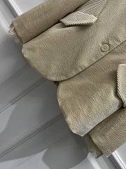 Colestore Vest Beige Corduroy Fabric - 5