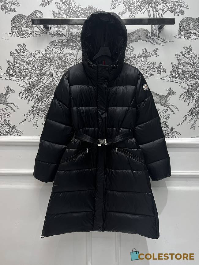 Colestore Moncler Long Puffed Coat Black  - 1