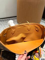 Colestore Lousi Vuitton Neverfull Bandoulière Inside Out MM Brown 33 x 27 cm - 4