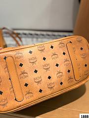 Colestore MCM Reversible Liz Shopper in Visetos Brown 36 x 27 cm - 5