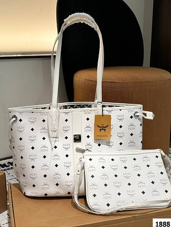 Colestore MCM Reversible Liz Shopper White 36 x 27 cm