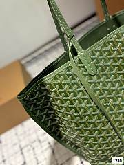 Colestore Goyard Green Anjou Tote Reversible Green 34 x 27 cm - 6