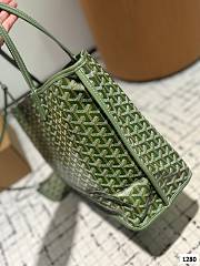 Colestore Goyard Green Anjou Tote Reversible Green 34 x 27 cm - 4