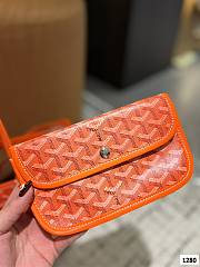 Colestore Goyard Green Anjou Tote Reversible Orange 34 x 27 cm - 4