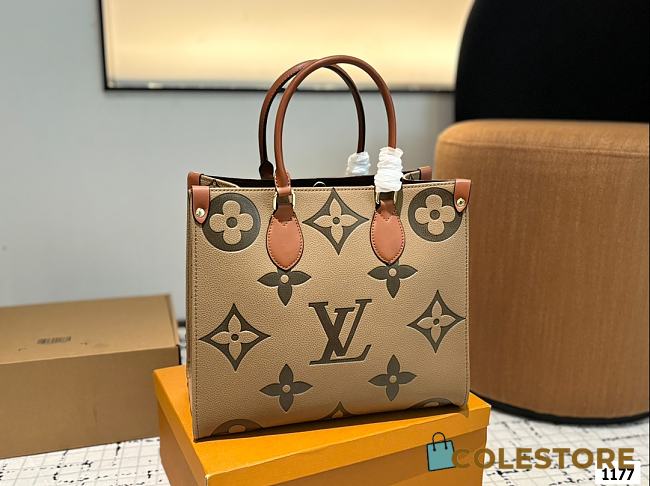 Colestore Louis Vuitton Onthego PM Monogram/Monogram Reverse Brown 35 cm - 1