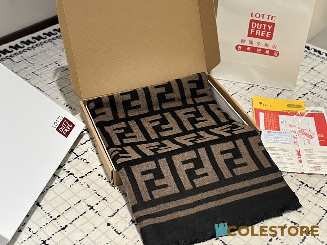 Colestore Fendi Scarf Brown  - 1