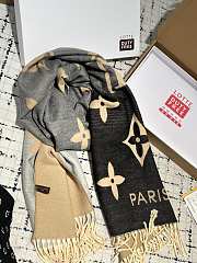 Colestore Louis Vuitton Scarf Black 01 - 2