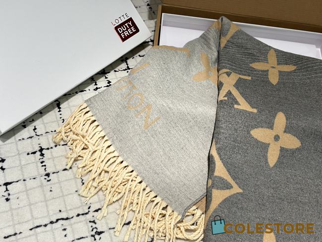 Colestore Louis Vuitton Scarf Grey 02 - 1