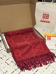Colestore Gucci Scarf Red - 1