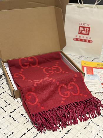Colestore Gucci Scarf Red
