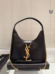 Colestore Saint Laurent YSL Le 5 A 7 Handbag Black 20 x 26 cm - 1