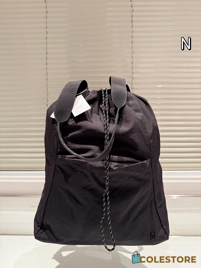 Colestore Lulumelon Dual Function Backpack to Tote Bag 18L Black 46 X 33 cm - 1