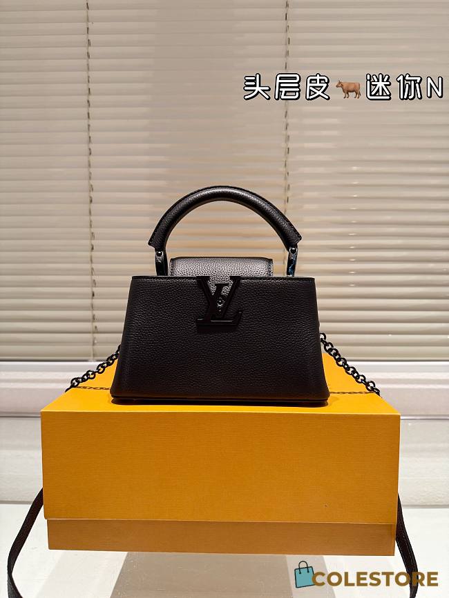 Colestore Louis Vuitton Capucines Full Black 20 x 13 cm - 1