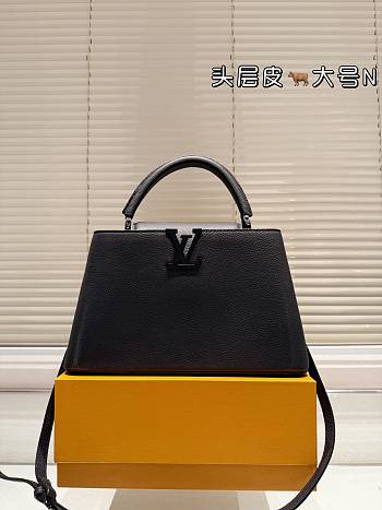 Colestore Louis Vuitton Capucines Full Black 33 x 19 cm