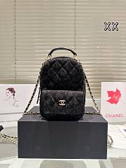 Colestore Chanel Pre-Owned 2021 mini CC backpack Black 13 x 18 cm - 1