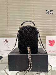 Colestore Chanel Pre-Owned 2021 mini CC backpack Black 13 x 18 cm - 6