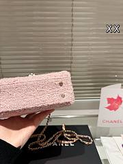 Colestore Chanel Vintage Pink Tweed 18 x 11 cm - 3