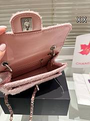 Colestore Chanel Flap Bag Tweed Pink 20 cm - 6