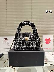 Colestore Chanel Kelly Tweed Black 20 x 14 cm - 1