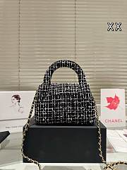 Colestore Chanel Kelly Tweed Black 20 x 14 cm - 6