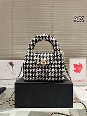 Colestore Chanel Kelly Tweed Black And White 20 x 14 cm - 1