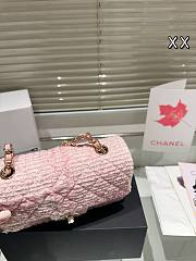 Colestore Chanel Flap Bag Tweed Baby Pink 20 cm - 6