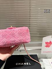 Colestore Chanel Flap Bag Tweed Pink 17cm - 3