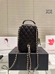 Colestore Chanel Backpack Caviar Black 13 x 18 cm - 3