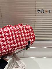 Colestore Chanel Vintage Backpack Caro Black And Red 24 x 27 cm - 4