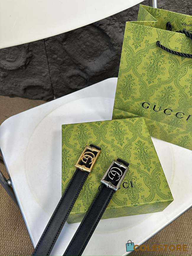 Colestore Gucci Belt Gold/ Silver  - 1