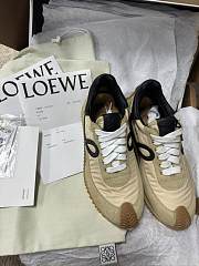 Colestore Loewe Multi Panel Lace-up Sneakers Brown  - 1