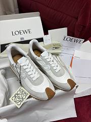 Colestore Loewe Multi Panel Lace-up Sneakers White  - 5