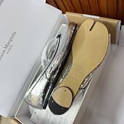 Colestore Maison Margiela Woman Tabi Flats Silver  - 6