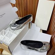 Colestore Maison Margiela Woman Tabi Flats Silver  - 5