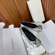 Colestore Maison Margiela Woman Tabi Flats Silver  - 2