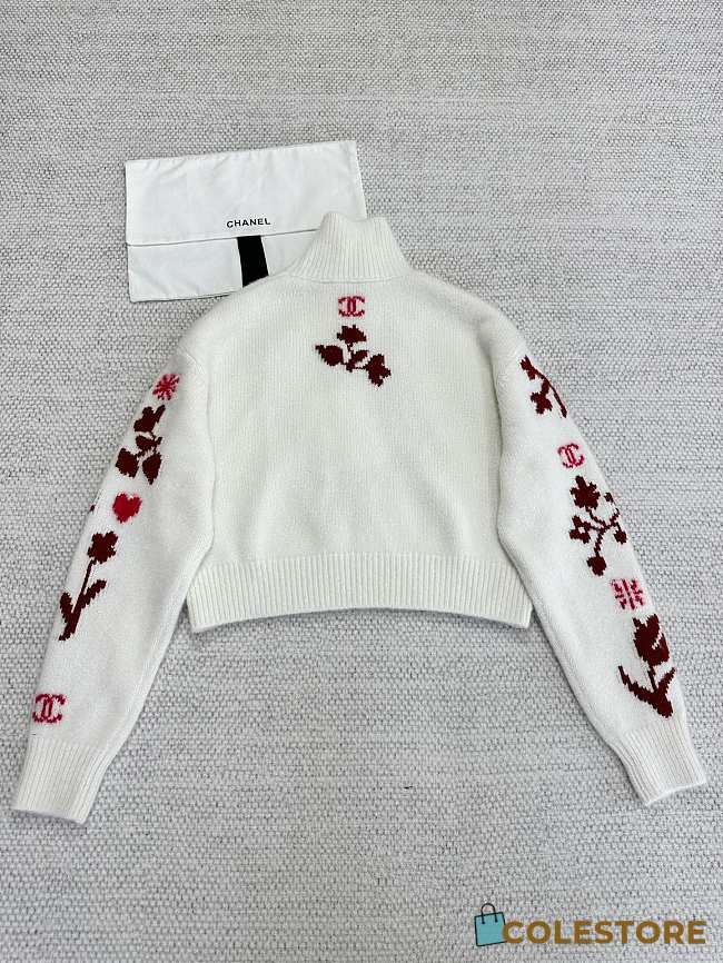Colestore Chanel Coco Sweater White  - 1