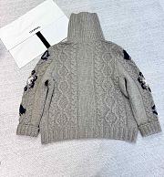 Colestore Chanel Sweater Zip Grey  - 4