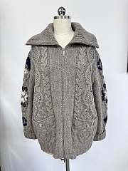 Colestore Chanel Sweater Zip Grey  - 1