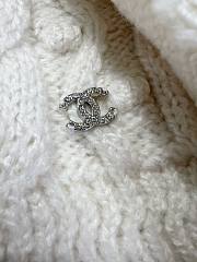 Colestore Chanel Crop Sweater With Bows White  - 3