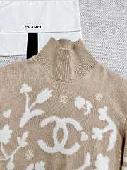 Colestore Chanel Brown Sweater C Logo  - 5
