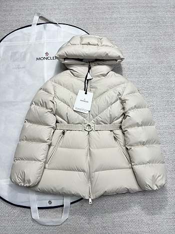Colestore Moncler Brosse Puffed Long Jacket White 