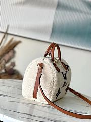 Colestore Louis Vuitton Speedy Ski Bandouliere 25 Black And White Sherpa 25 x 19 cm - 5