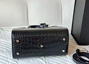 Colestore YSL Saint Laurent Crocodile Sac De Jour Black 25 cm - 3
