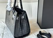 Colestore YSL Saint Laurent Crocodile Sac De Jour Black 25 cm - 4