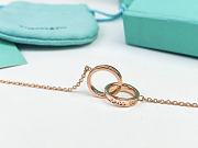 Colestore Tiffany 1837 interlocking Circles Chain Bracelet Rose Gold  - 5