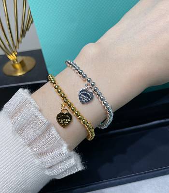 Colestore Tiffany Beads Bracelet Gold/ Silver 