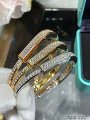 Colestore Tiffany Lock Bracelet With Diamonds In Gold/ Silver  - 6